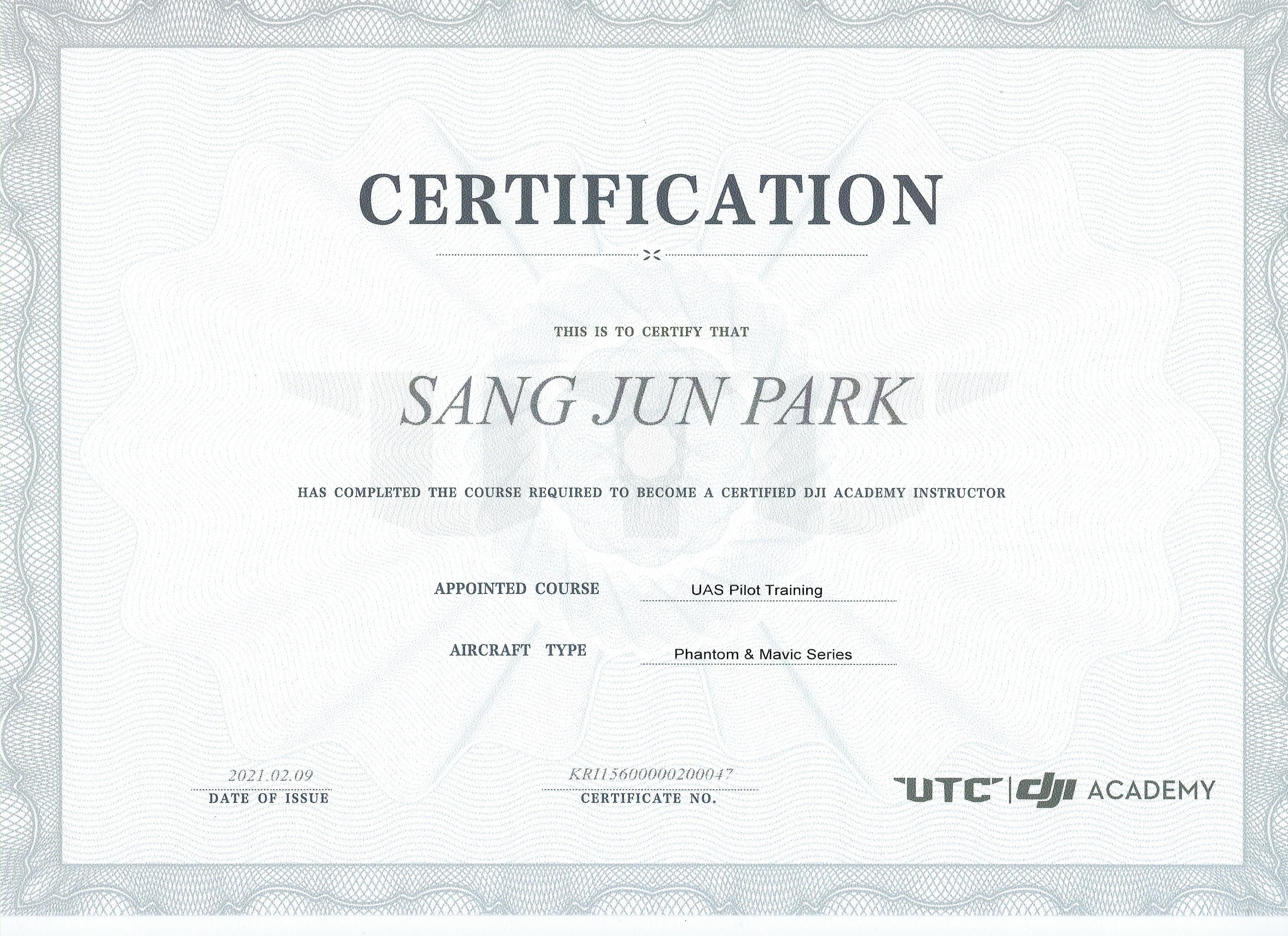 DJI UAS Pilot Training Instructor