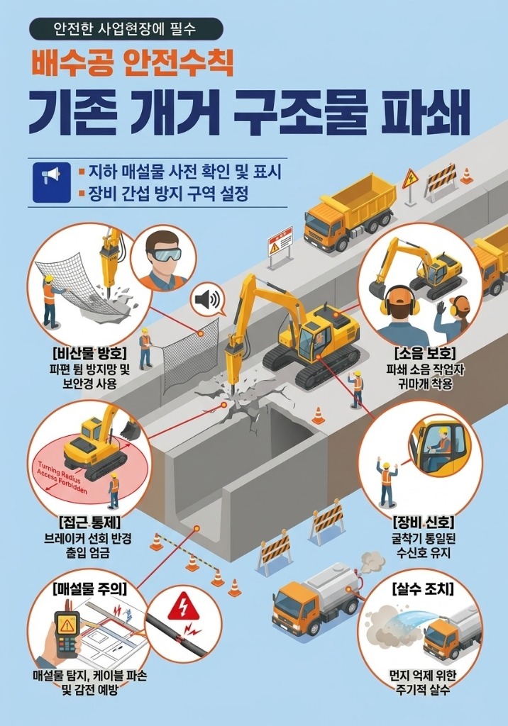 Drainhole safety rules - Destruction of existing gutter structures